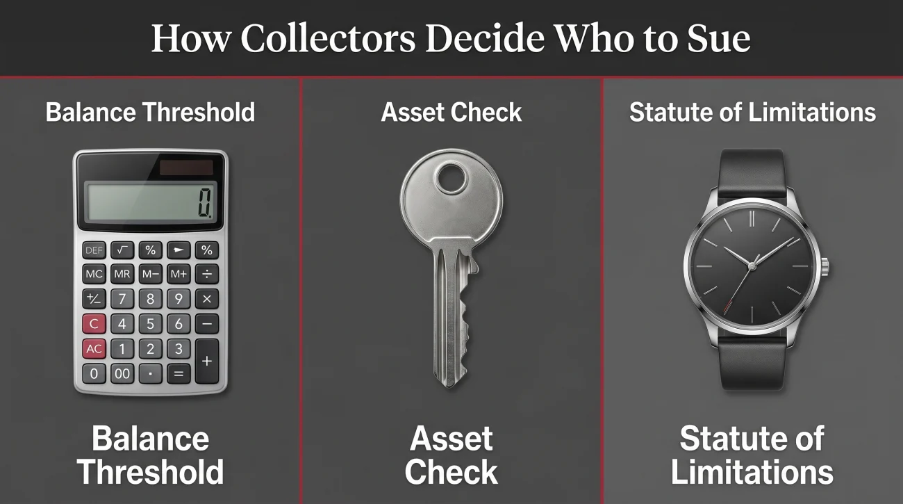 Factors Collectors Check Before Suing