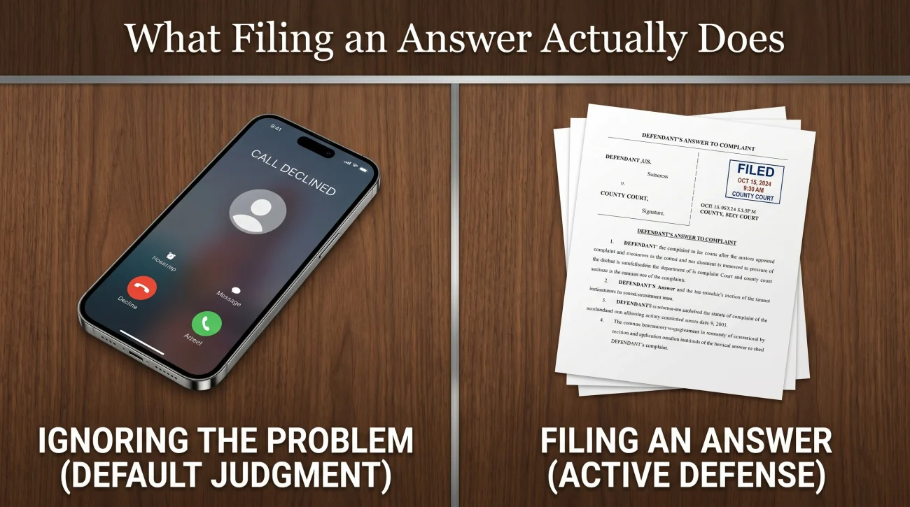 Filing Court Answer Comparison