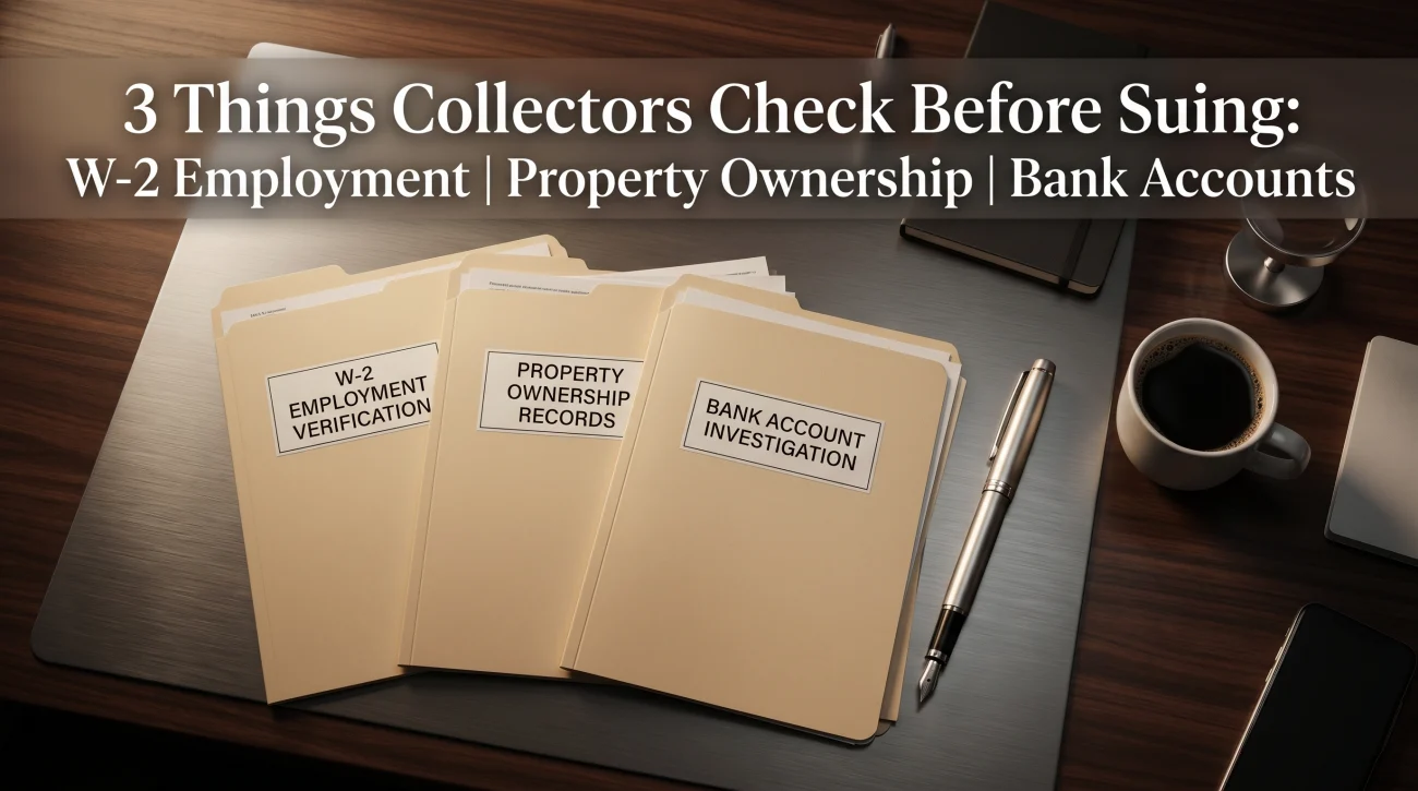 Scoring Model For Debt Collection Lawsuits
