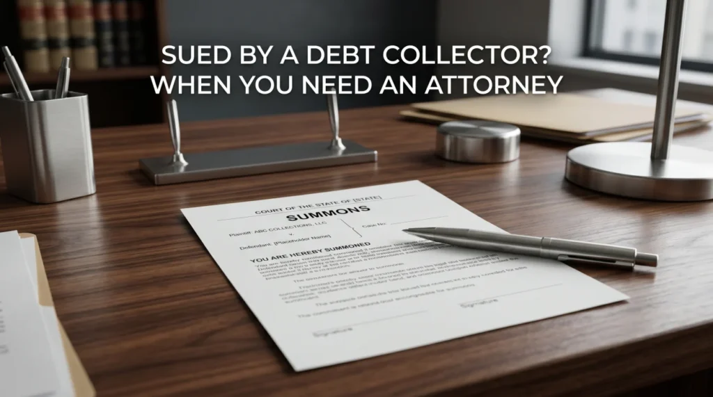 Debt Lawsuit Attorney