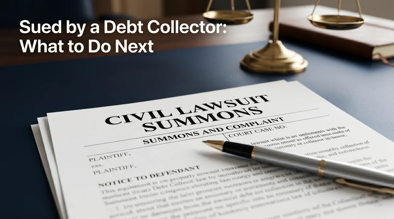 Sued By Debt Collector