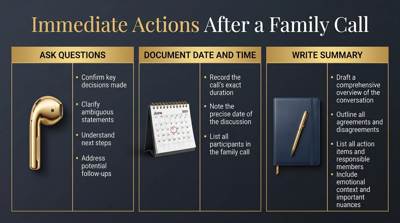 Action Plan For Family Collection Calls