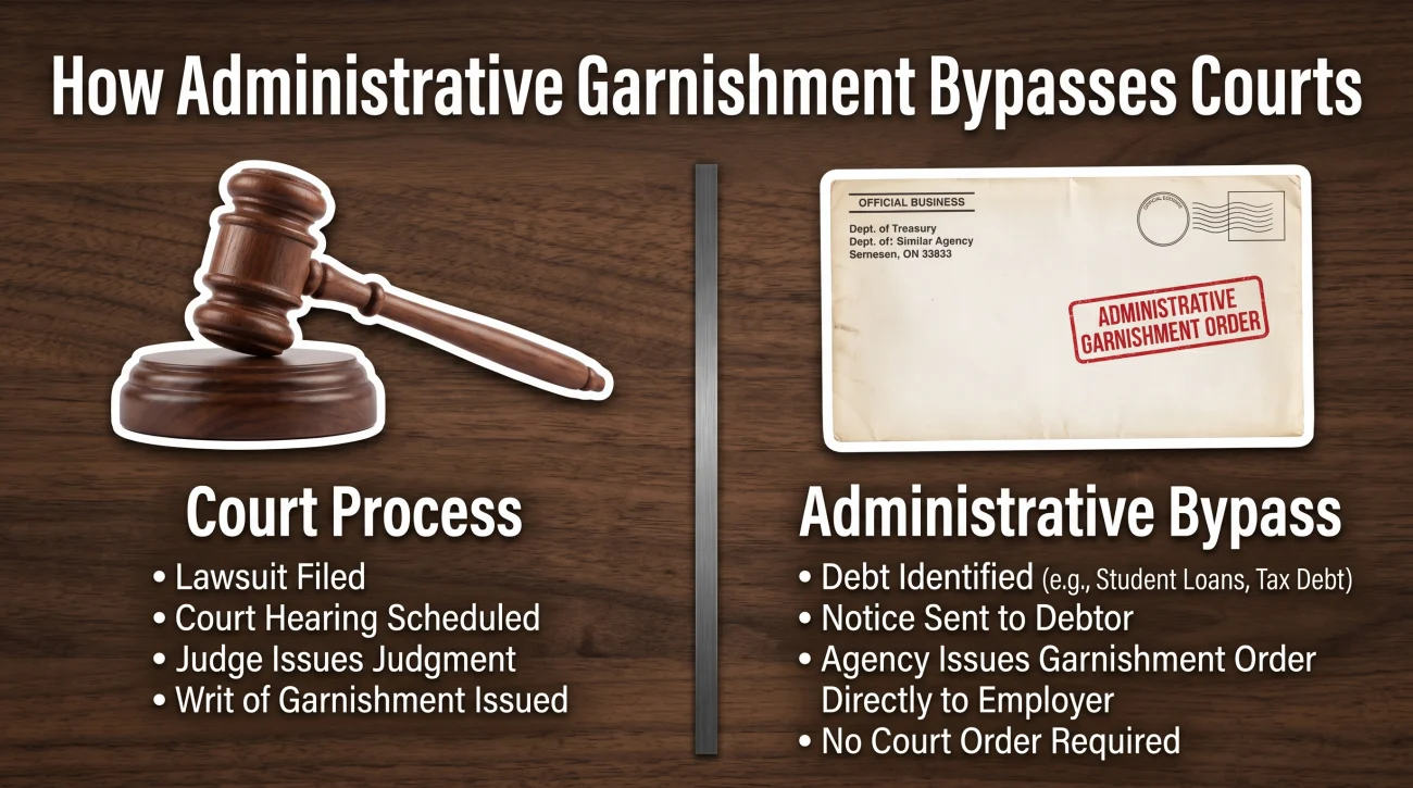 Administrative Vs Court Wage Garnishment