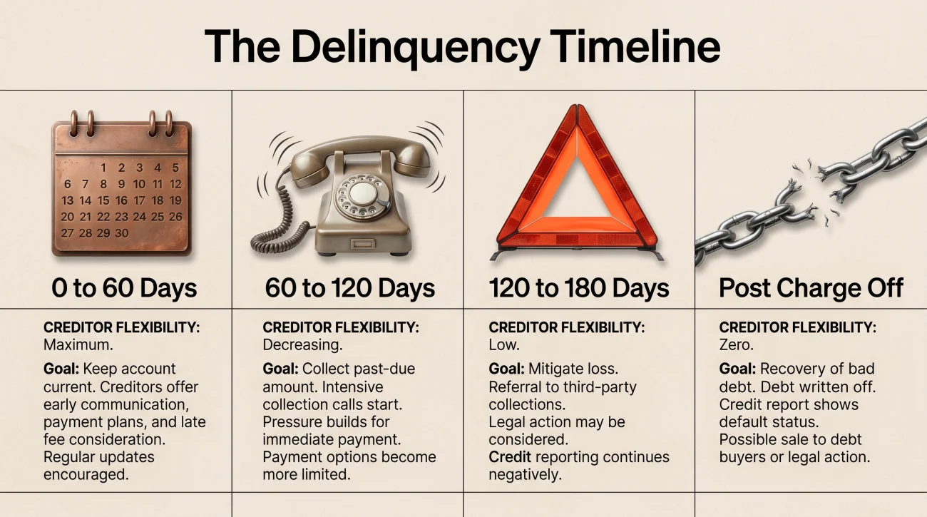 Debt Delinquency Timeline Flexibility