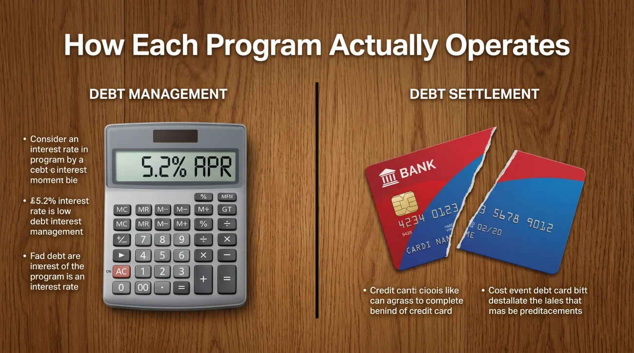 Debt Management Vs Settlement Mechanics