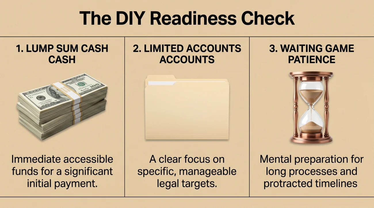 Debt Negotiation Readiness Check