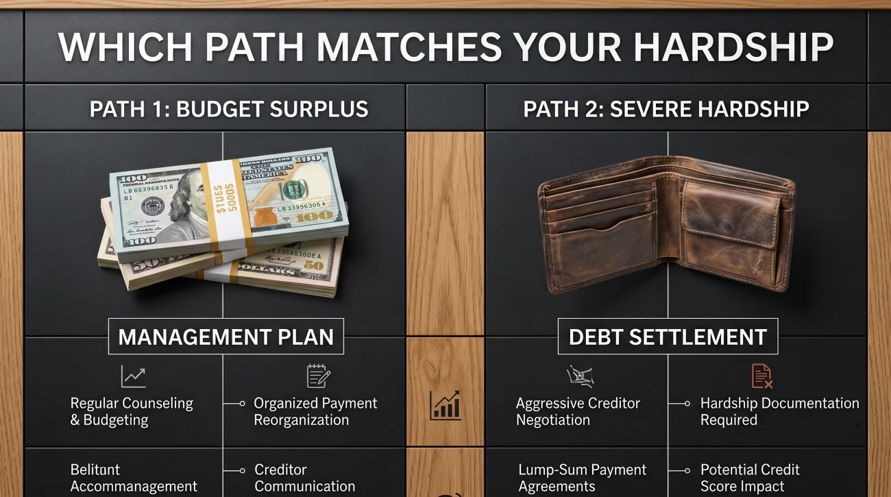 Debt Relief Eligibility Hardship Filter