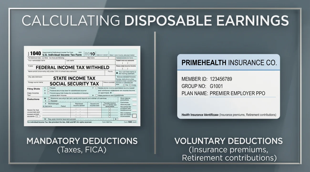 Disposable Earnings Calculation Formula