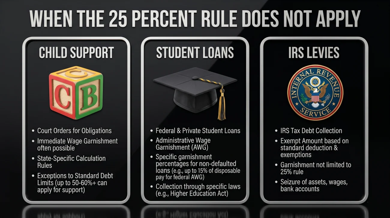 Garnishment Limits By Debt Type
