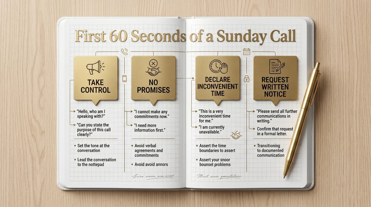 How To Handle Sunday Collection Calls