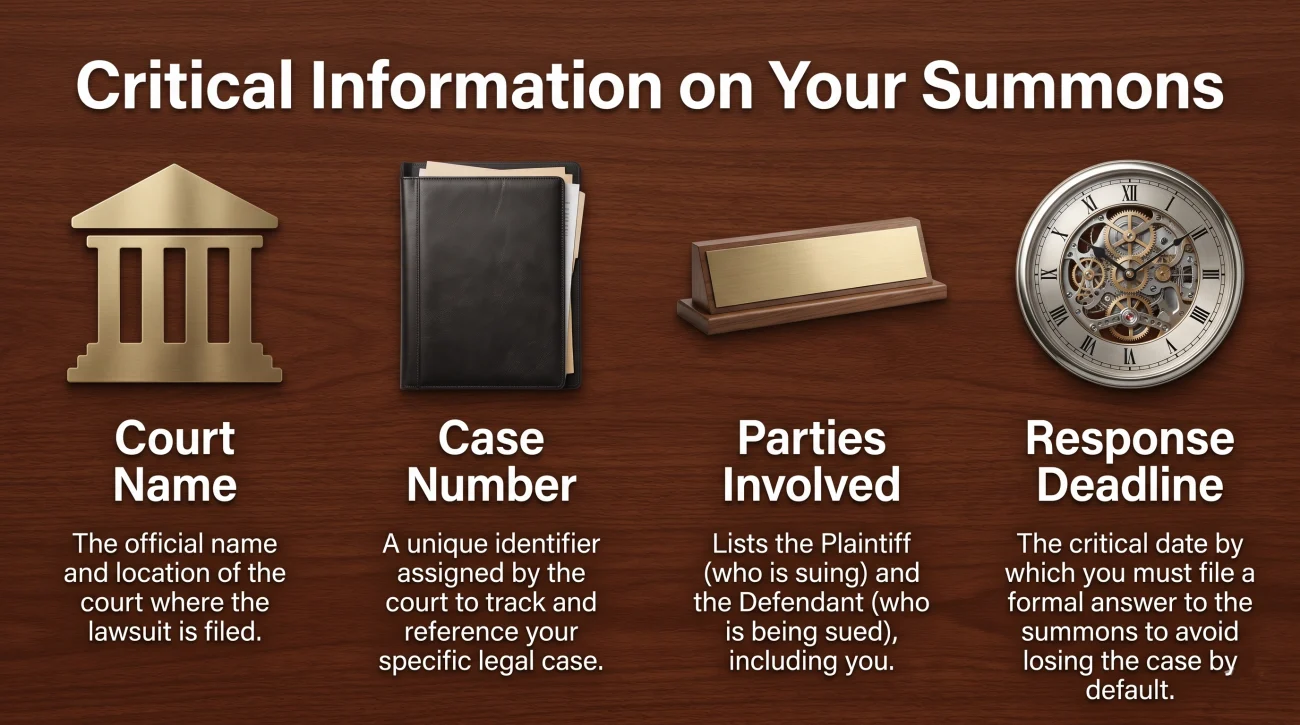Important Information On A Court Summons