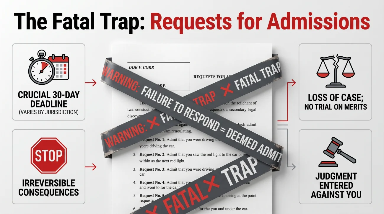 Lawsuit Requests For Admissions Trap