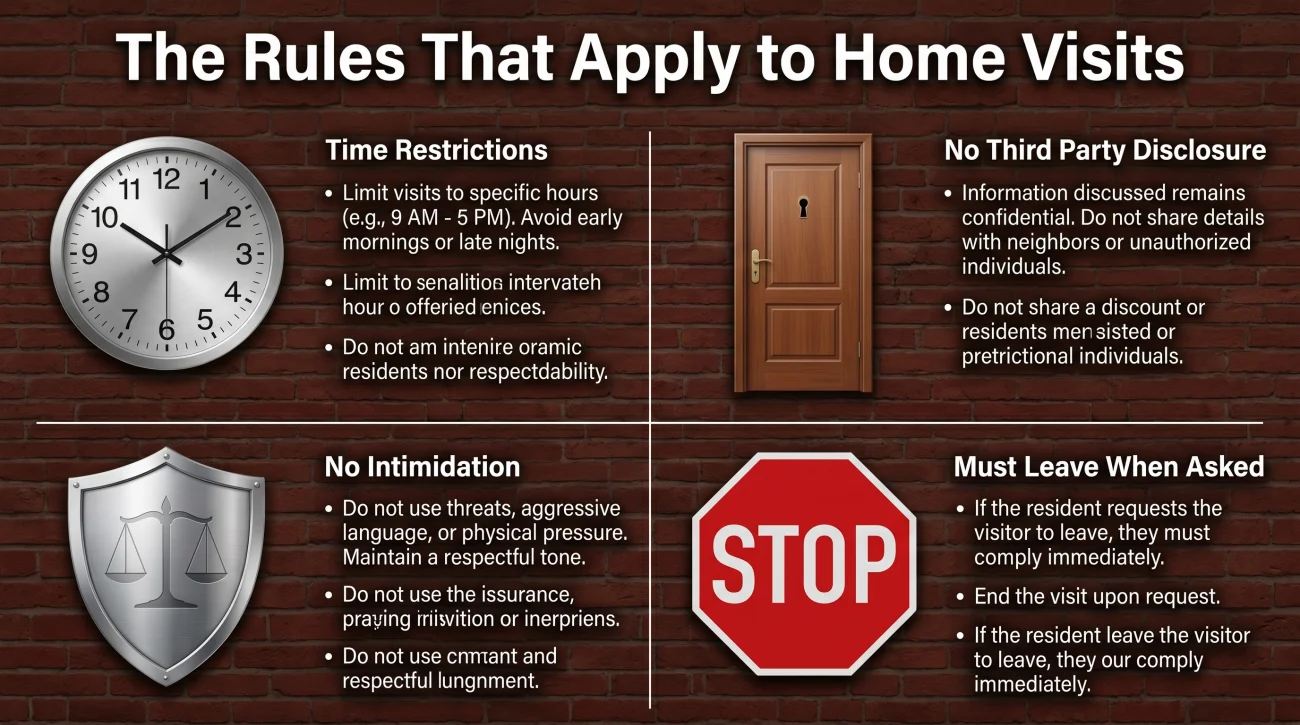 Legal Rules For Collector Home Visits