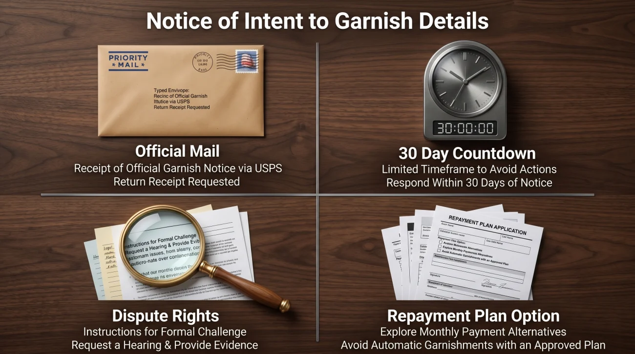 Notice Of Intent To Garnish Warning