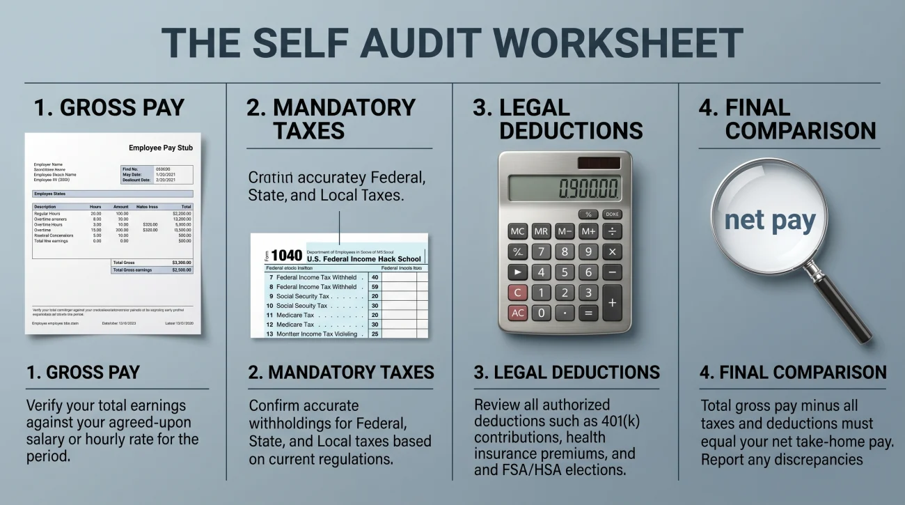 Pay Stub Audit Checklist