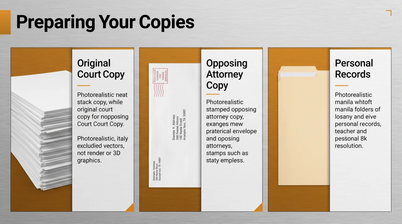 Preparing Court Document Copies