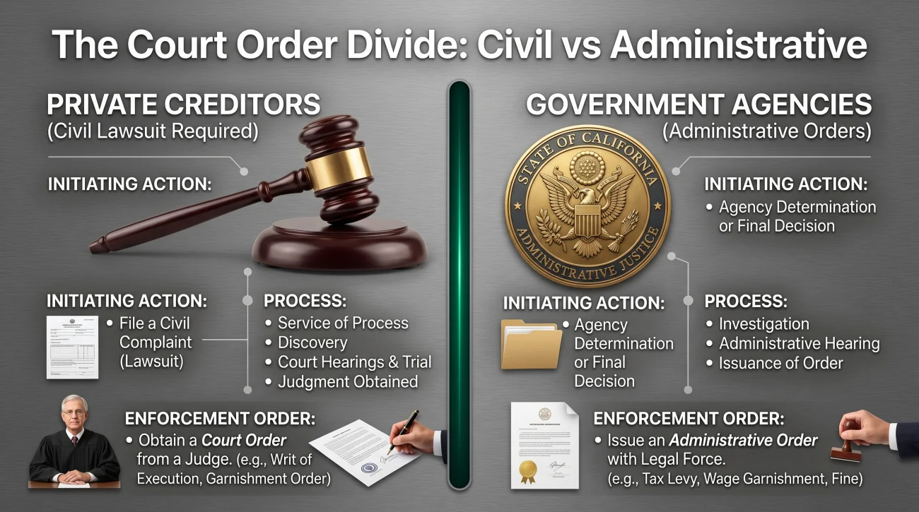 Private Creditor Vs Government Garnishment