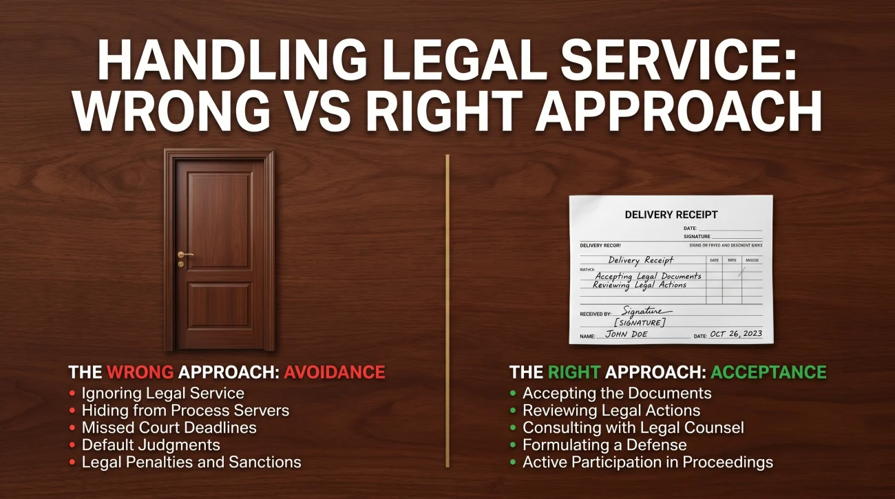 Right Vs Wrong Way To Handle Court Papers
