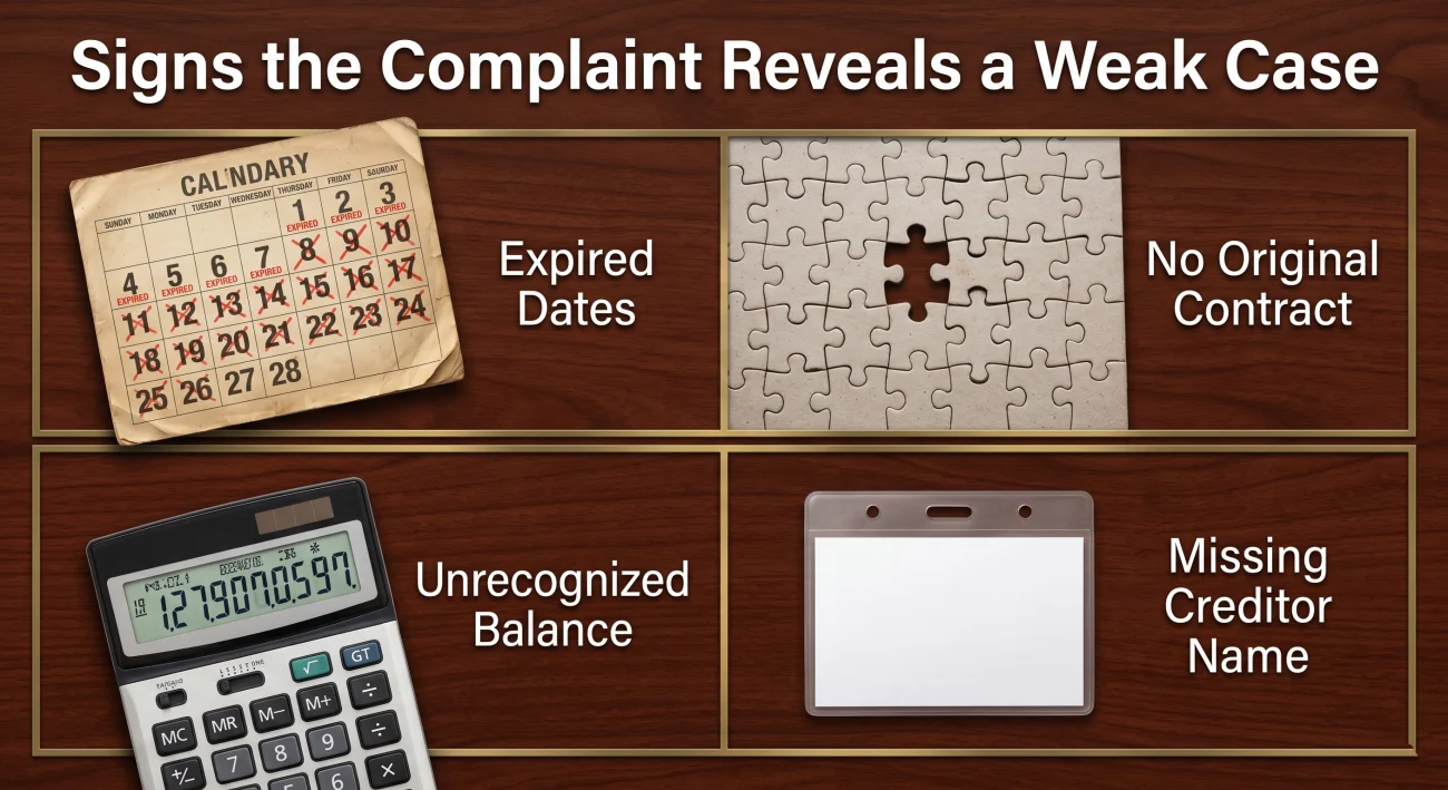 Warning Signs Of A Weak Lawsuit Complaint