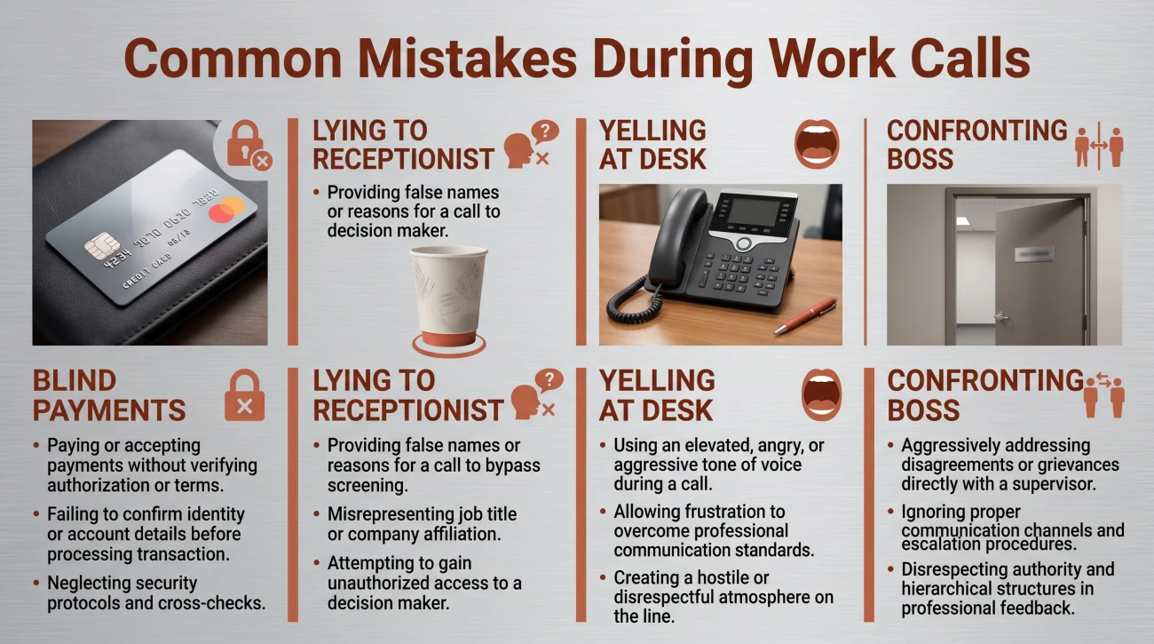 Workplace Debt Collection Call Mistakes