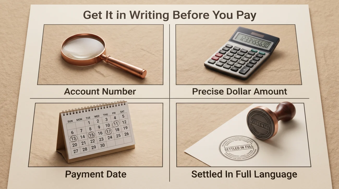 Written Debt Settlement Agreement