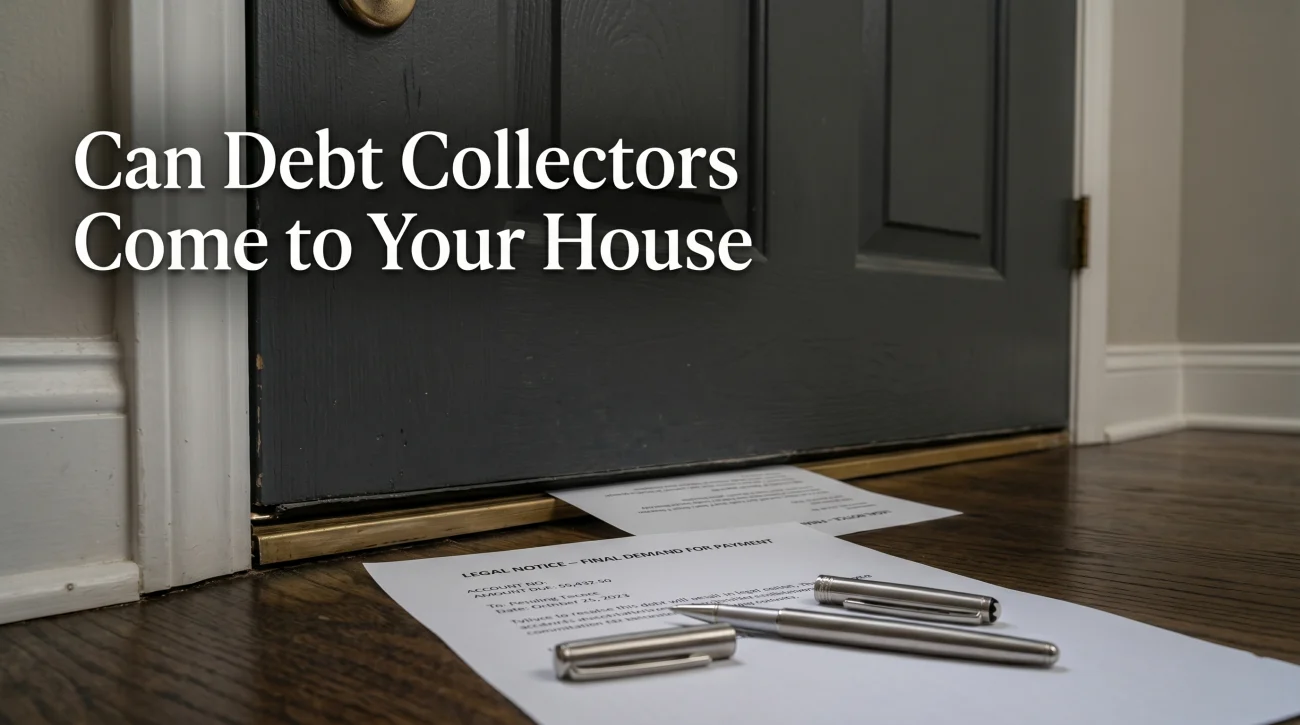 Can Debt Collectors Come To Your House