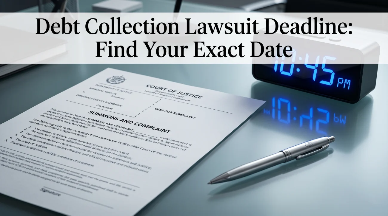 Debt Collection Lawsuit Deadline