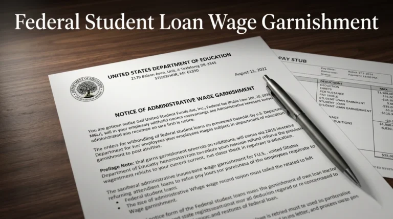 Federal Student Loan Wage Garnishment: How Administrative Garnishment Works and Why 2025-2026 Changes Everything