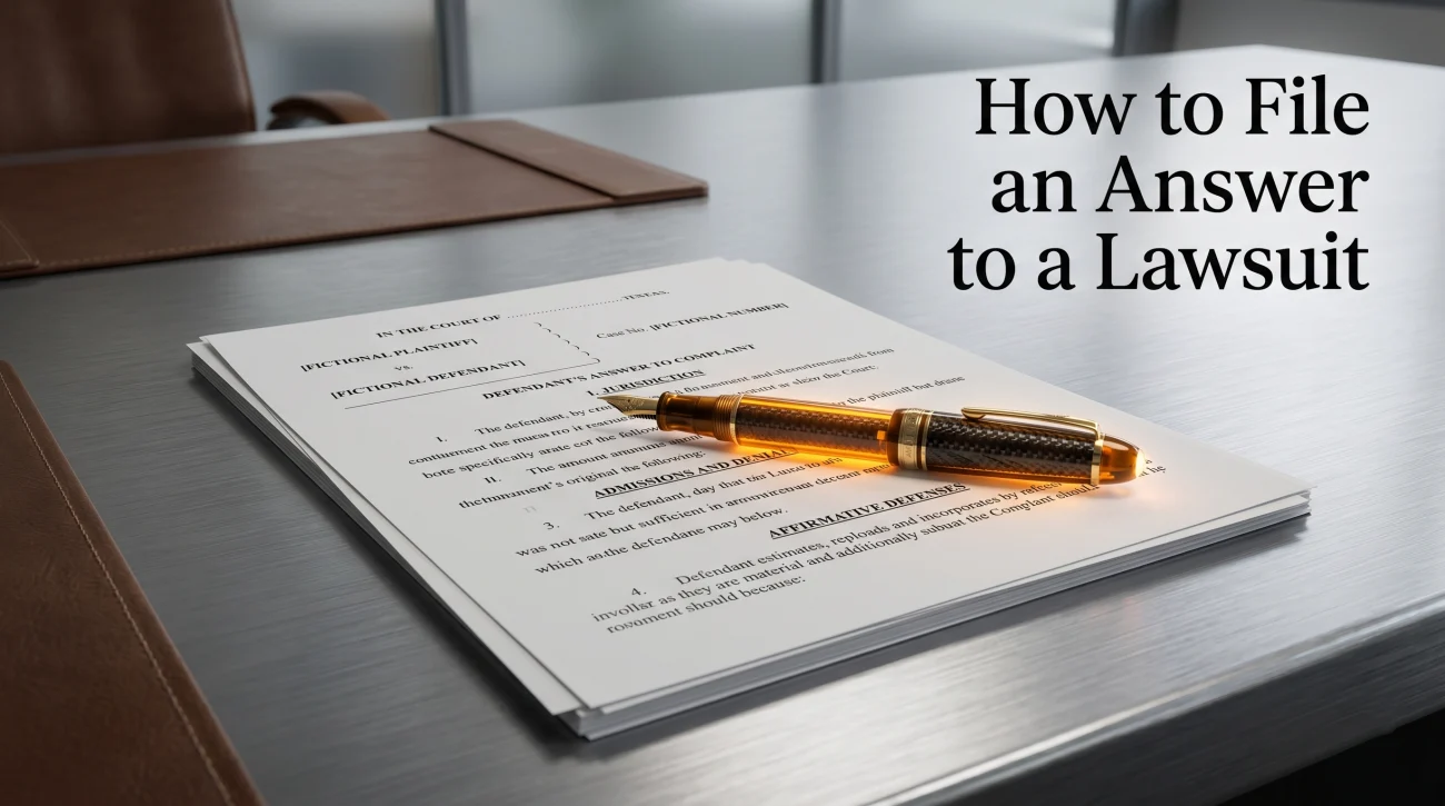 How To File Answer To Debt Collection Lawsuit
