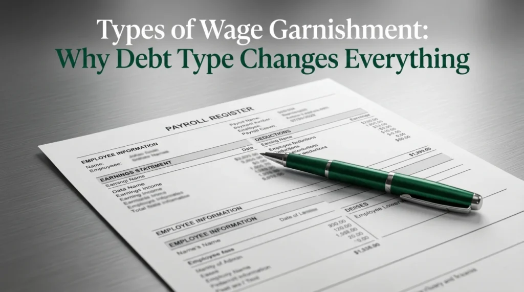 Types Of Wage Garnishment