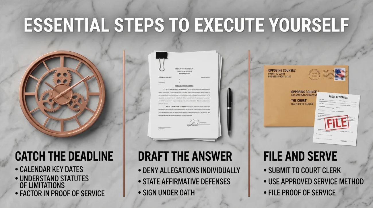 DIY Debt Collection Lawsuit Response Steps