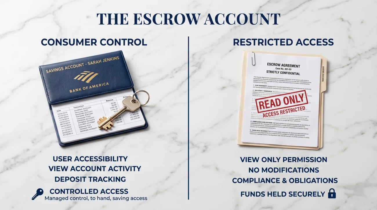 Escrow Account Control Mechanics