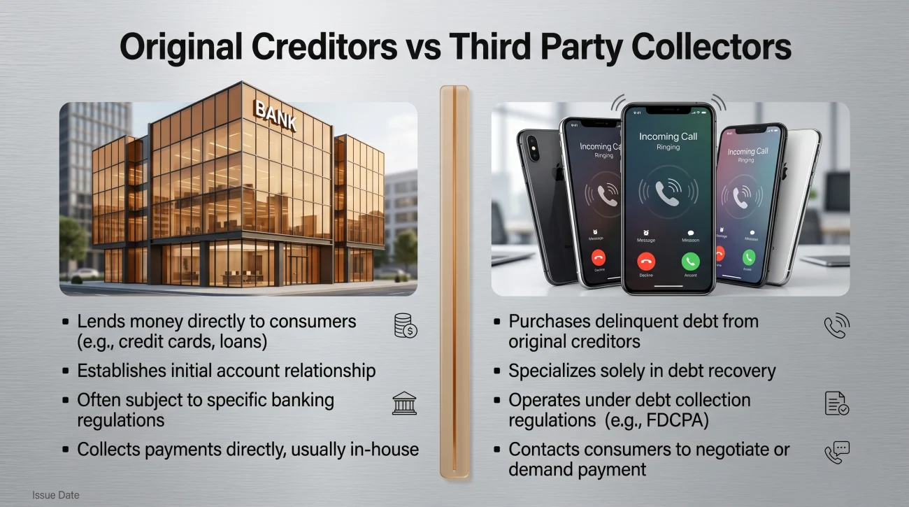 Original Creditor Vs Third Party Collector