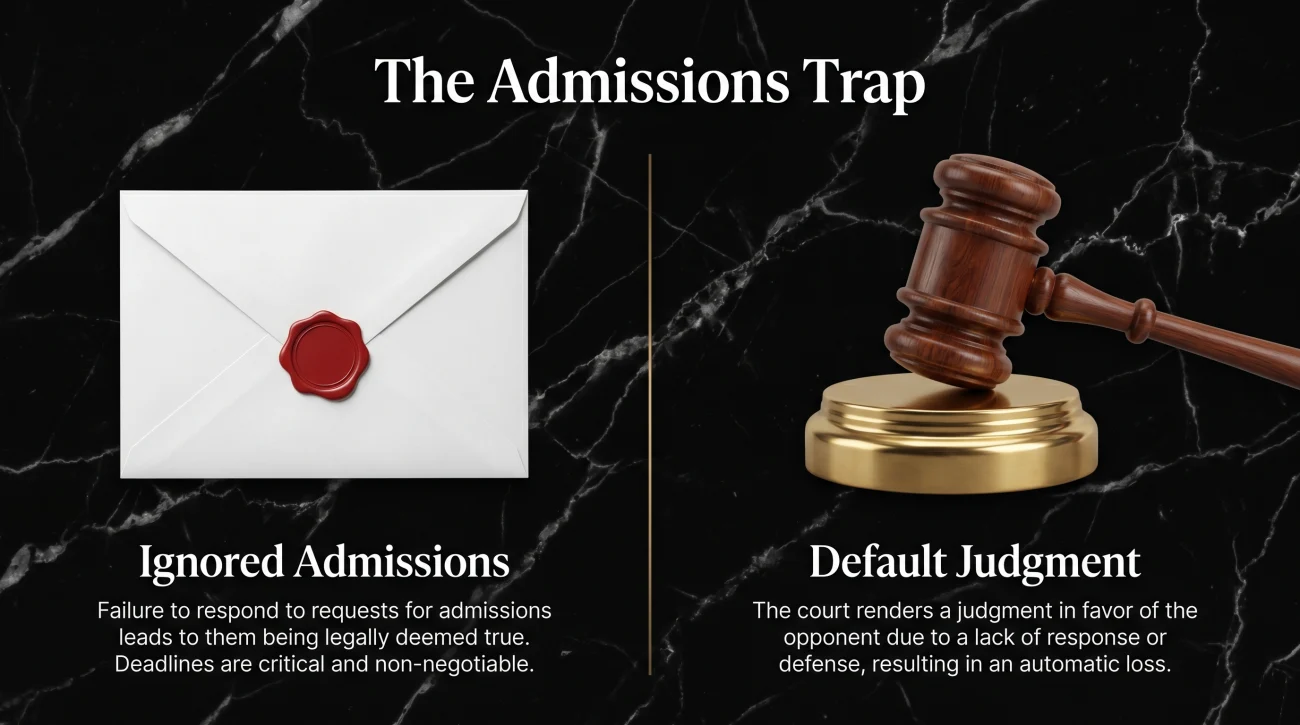 Request For Admissions Trap
