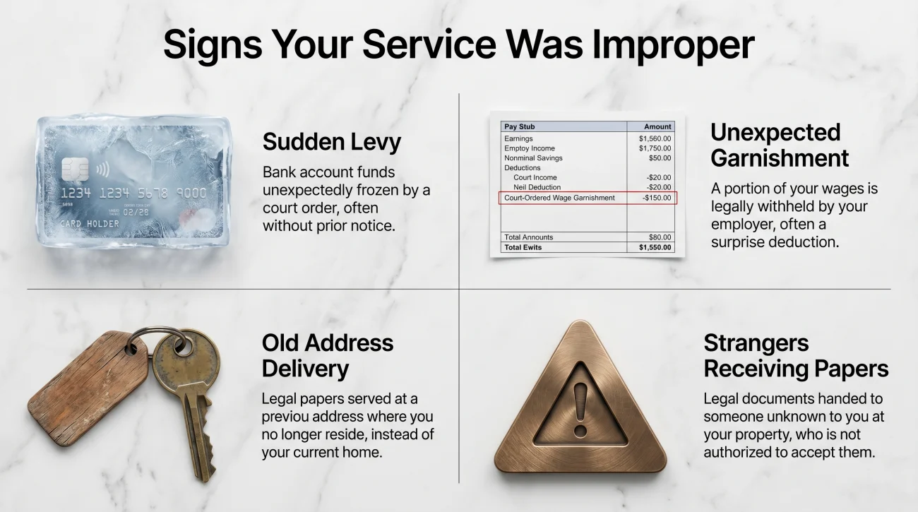 Signs Of Improper Court Service
