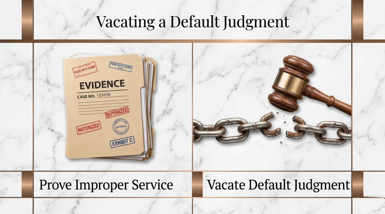Vacating Default Judgment Process