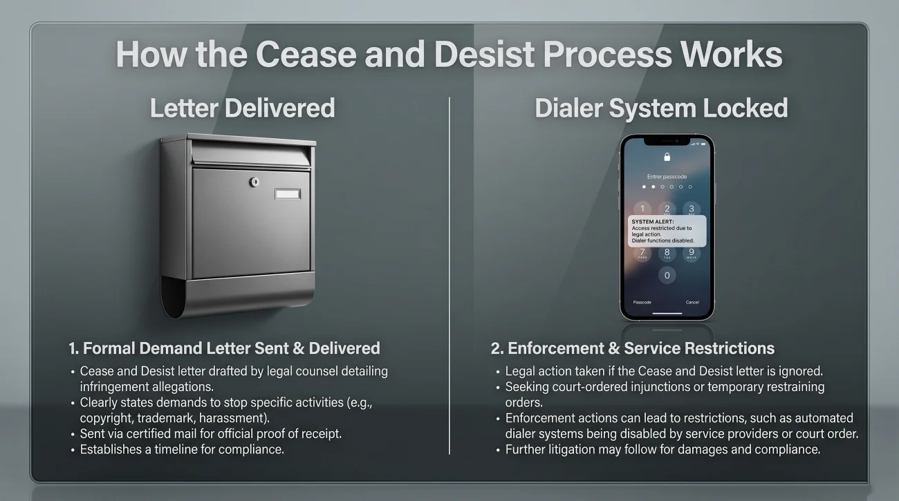 Cease And Desist Letter Process