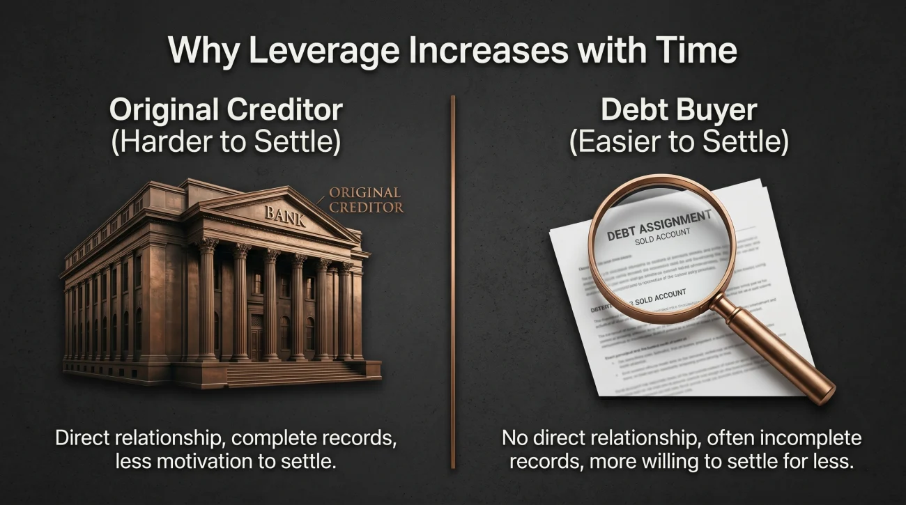 Debt Buyer Vs Original Creditor Negotiation