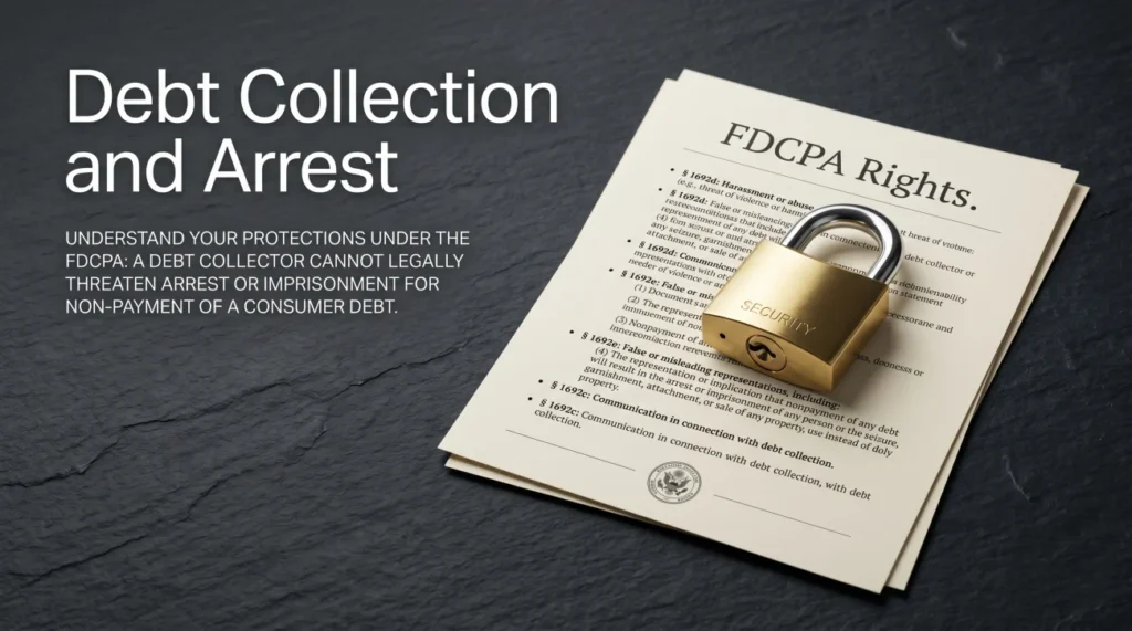 Debt Collector Threatened Arrest
