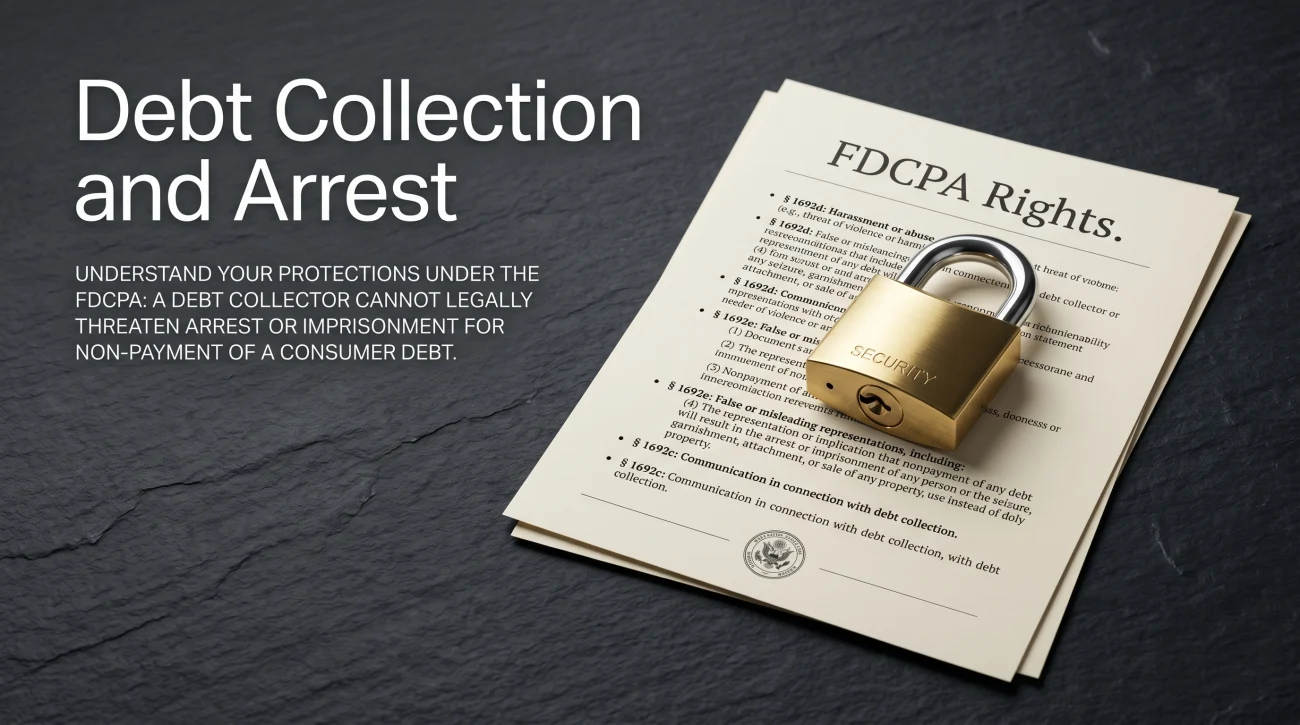 Debt Collector Threatened Arrest