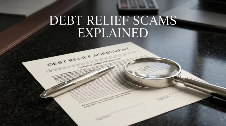 Debt Relief Scams: How to Spot Them Before You Pay and What the FTC Says About Legitimate Companies