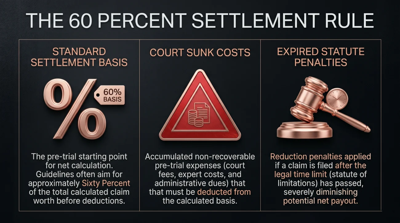 Debt Settlement Percentage After Lawsuit