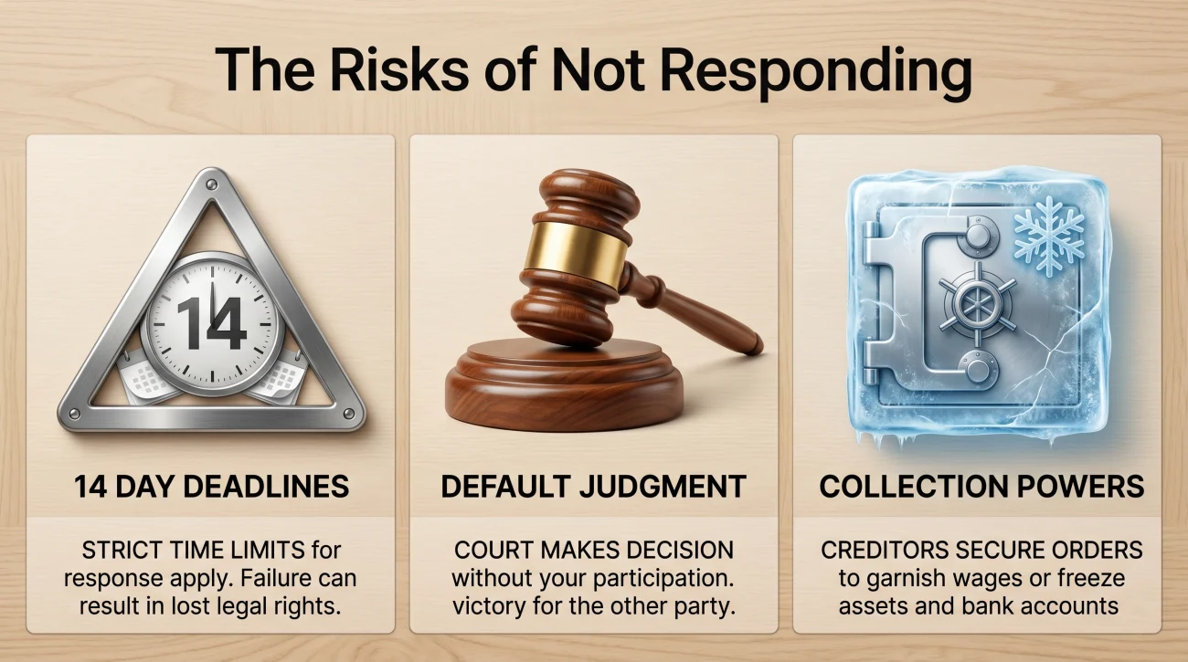 Default Judgment Risk Small Claims