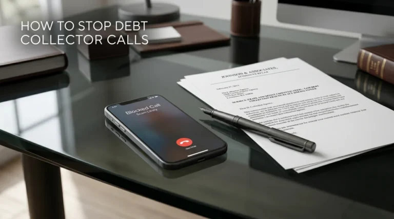How to Stop Debt Collector Calls: The Cease and Desist Letter That Actually Works