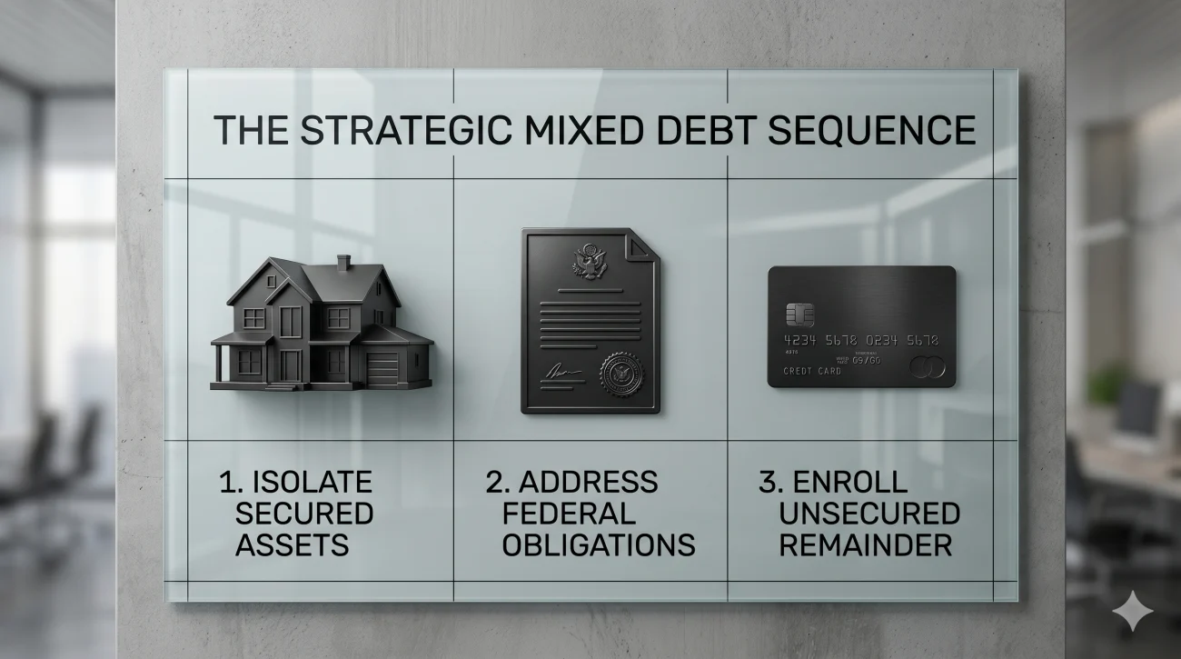 Strategy For Managing Mixed Debt Types