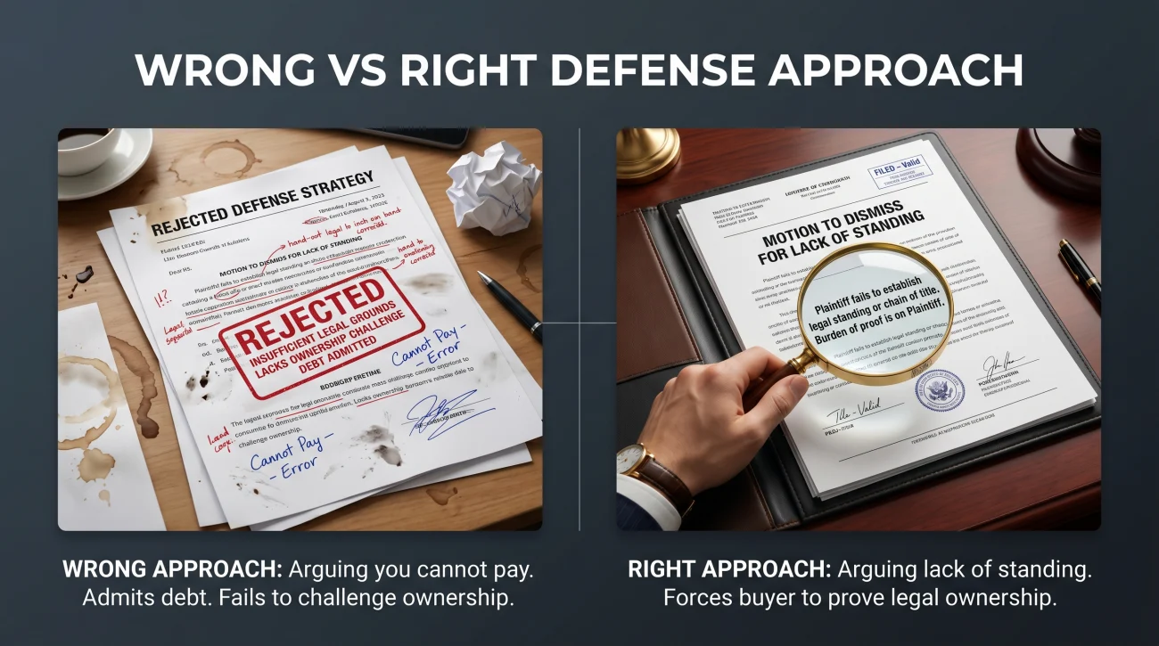 Wrong Vs Right Debt Defense Strategy