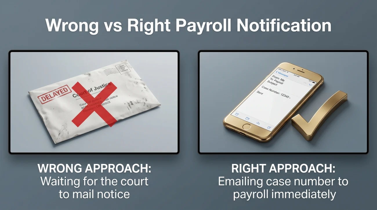 Wrong Vs Right Payroll Notification