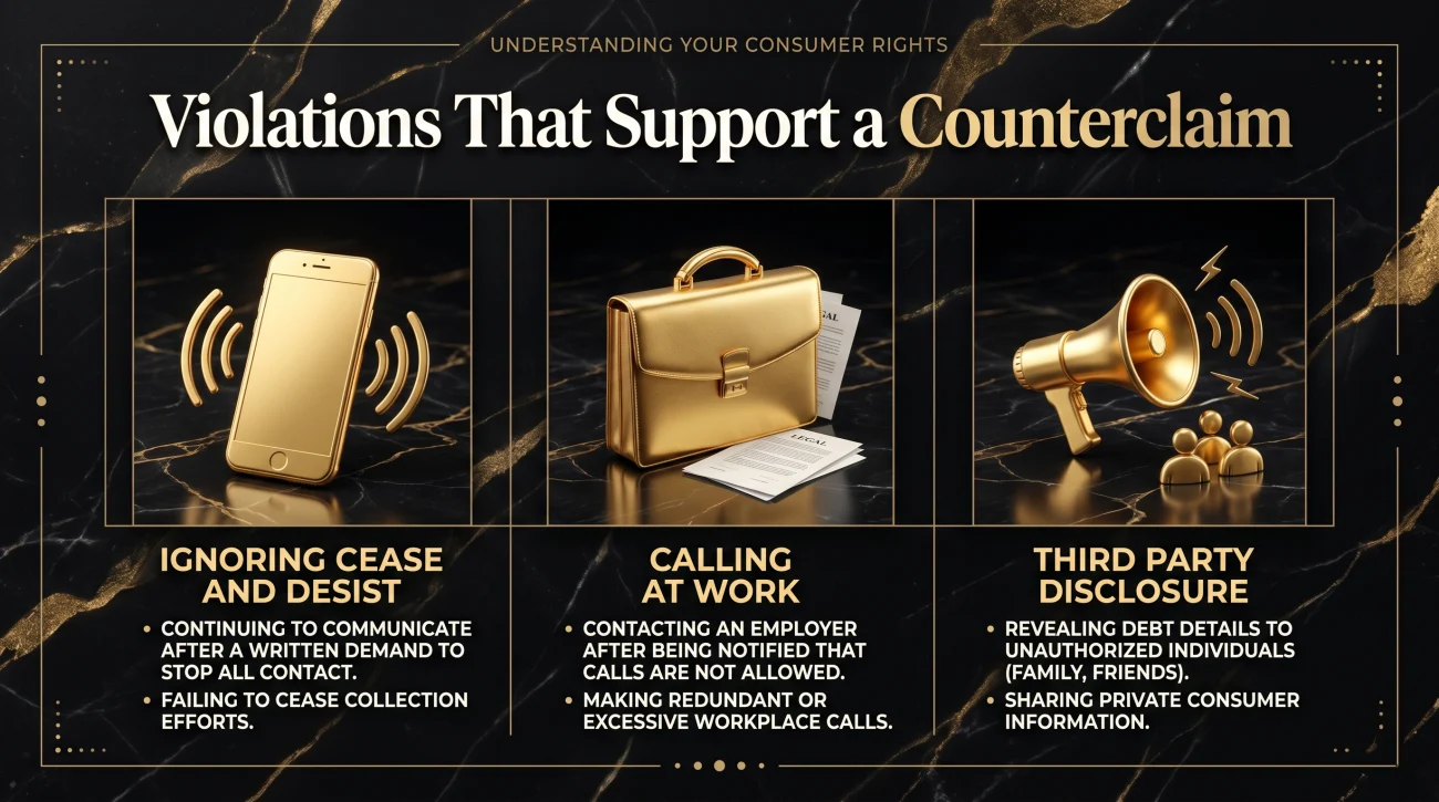 Actionable Fdcpa Violations For Counterclaim