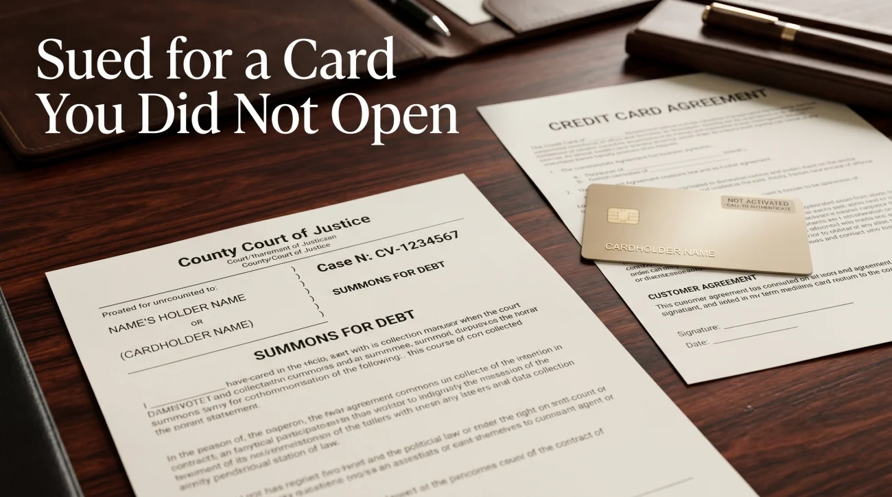 Authorized User Credit Card Debt Lawsuit