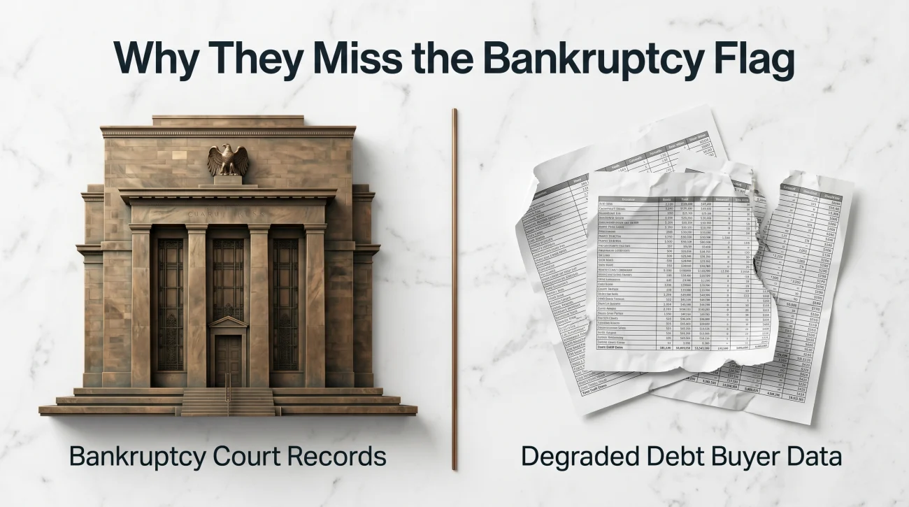 Debt Buyer Missing Bankruptcy Data